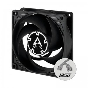 Ventoinha 80mm Arctic P8 PWM PST 3000RPM 4 Pinos PWM (Single Fan)